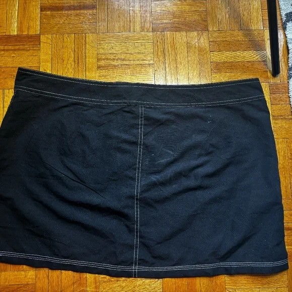 point zero y2k 90s skirt black xl - Picture 5 of 5